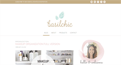 Desktop Screenshot of basilchic.com